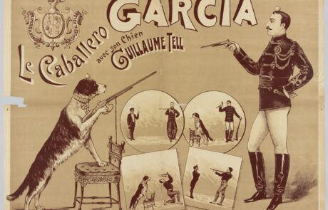 Le Cabarello/ GARCIA/ avec son Chien/ GUILLAUME TELL (Titre inscrit (lettre))